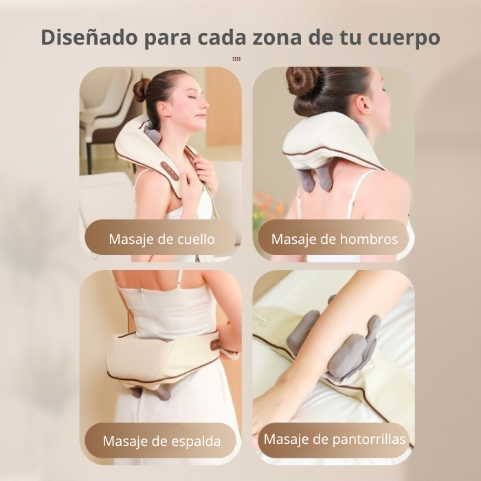 RelaxaFlex – Masajeador Cervical y de Hombros