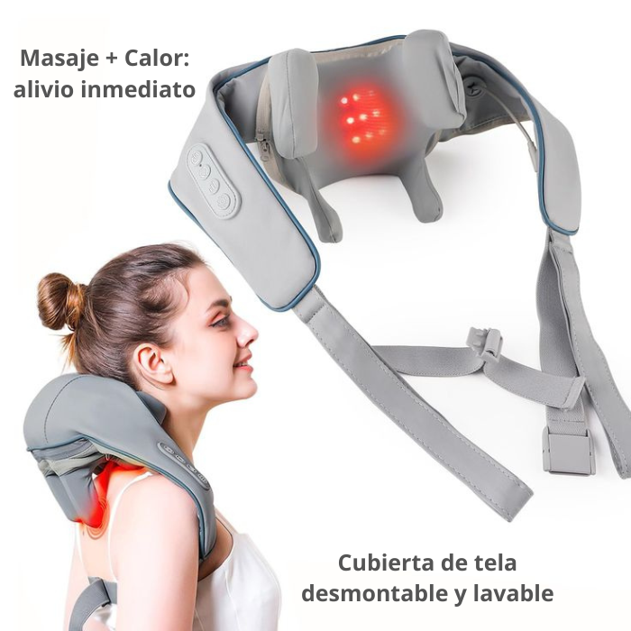 RelaxaFlex – Masajeador Cervical y de Hombros